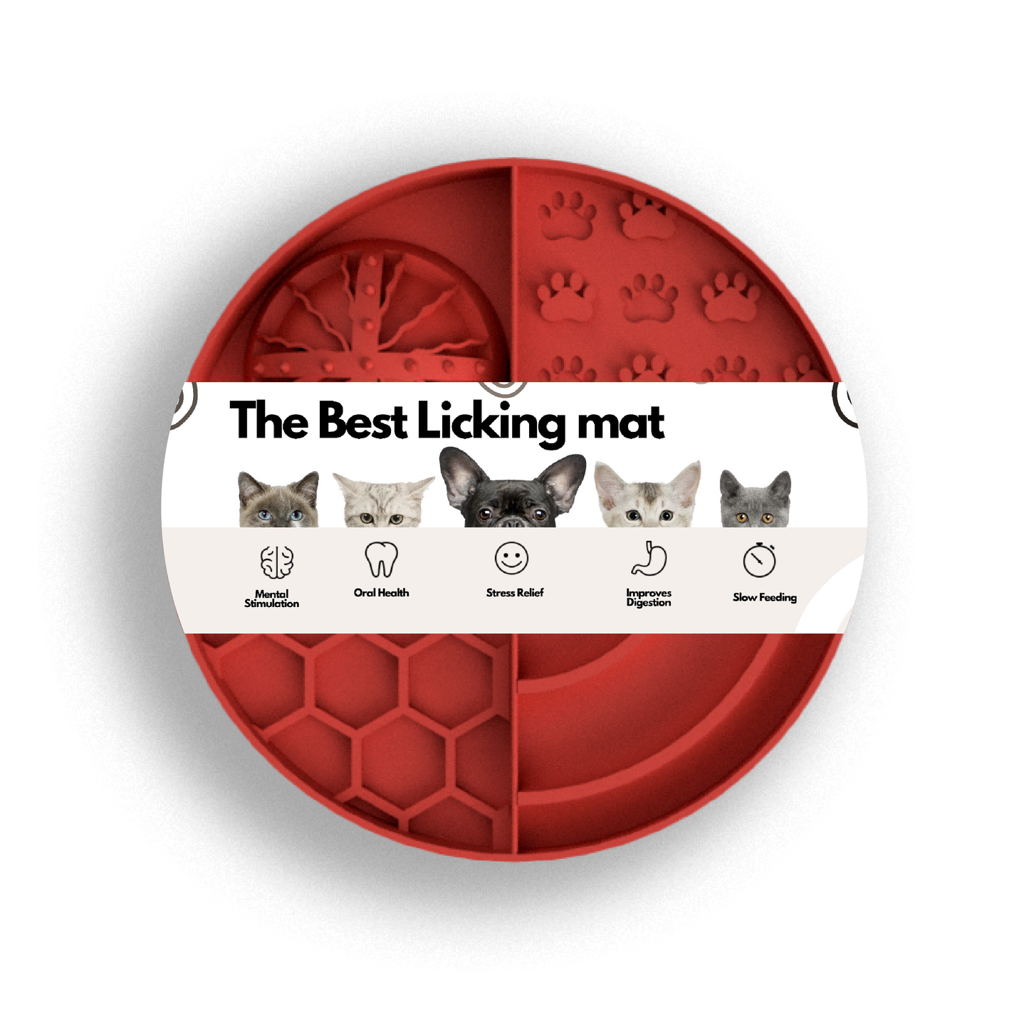 Round Licking Mat for Pets